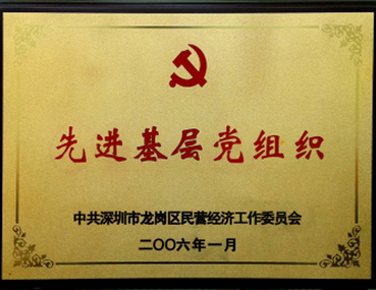 2006年1月广东生龙律师事务所党支部被中共深圳市龙岗区民营经济工作委员会评为“2008-2010年度先进基层党组织”